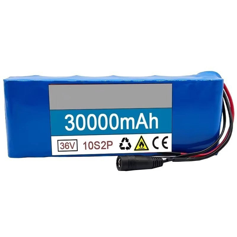 10S2P 36V 30Ah Li-ion Battery Pack 500W High Power for Electric Scooter E-Bike