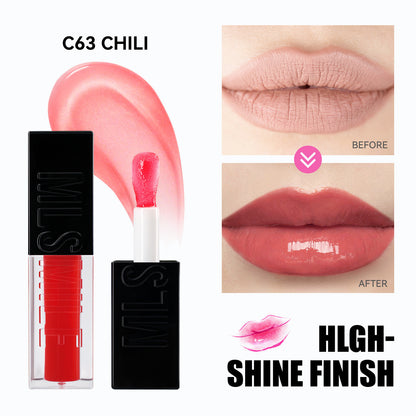 6 Colors Lip Gloss Set Mirror Glossy Hydrating Shiny Lip Oil Lip Balm Waterproof