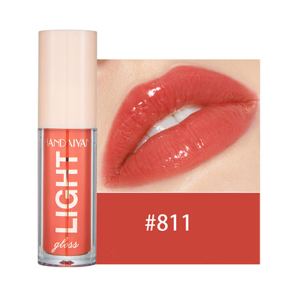 12 Color Lip Gloss Glossy Mirror Shine Hydrating Water Stain Plumping Lip Tint