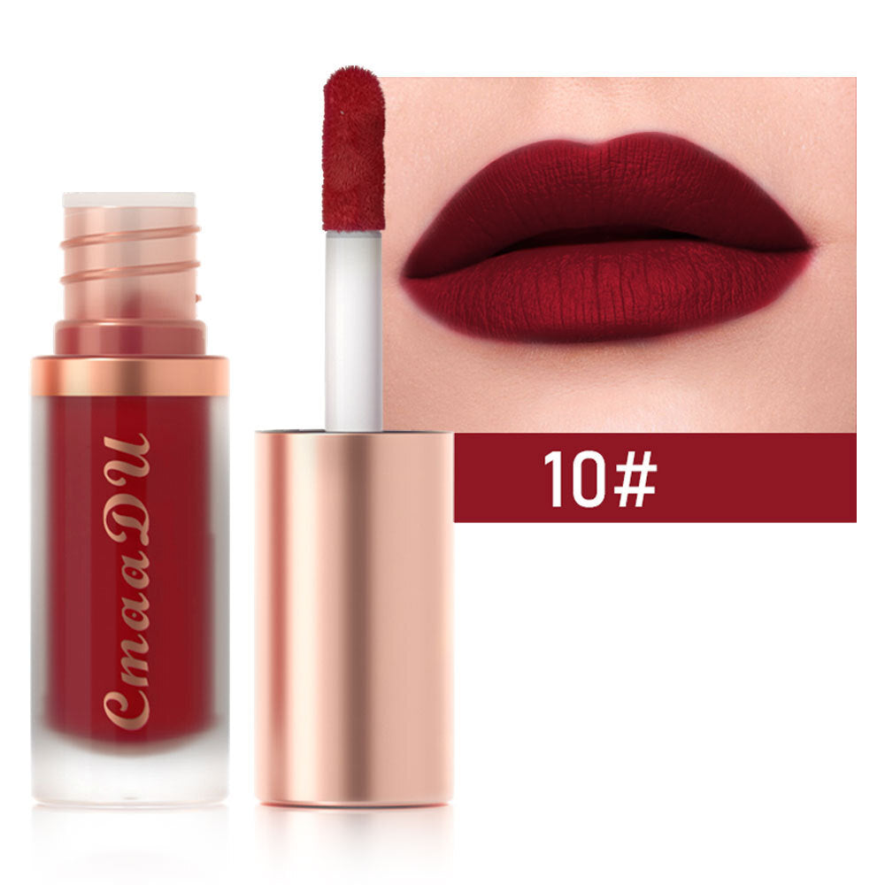 12Color Velvet Matte Liquid Lipstick Lip Gloss Long Lasting Non-Stick Waterproof