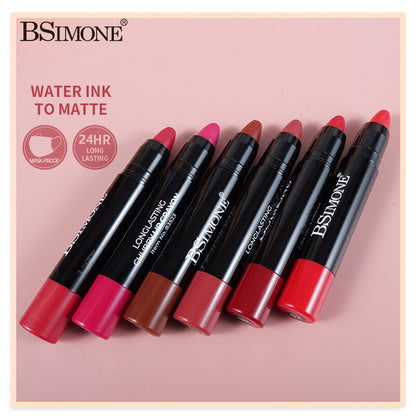 Matte Lipstick Pen ✏️ Waterproof & Smudge Proof 💋 Velvet Long Lasting Lip Color