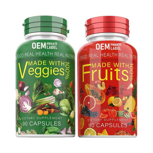 Fruit Vegetable Supplement Essential Vitamins Antioxidants Blend
