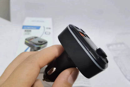 Car Cigarette Lighter Bluetooth Calling FM Radio Transmitter PD Fast Charging