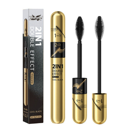 3D Fiber Mascara - Extreme Length & Volume, Water-Resistant, No Flaking