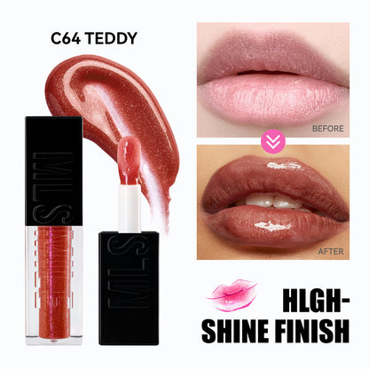 6 Colors Lip Gloss Set Mirror Glossy Hydrating Shiny Lip Oil Lip Balm Waterproof