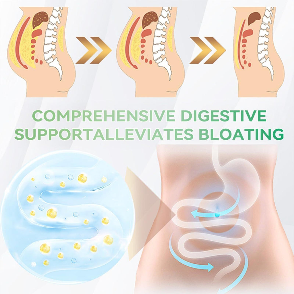 GLP - 1 Body Slimming Drops for Stomach and Thigh Support Weight Management