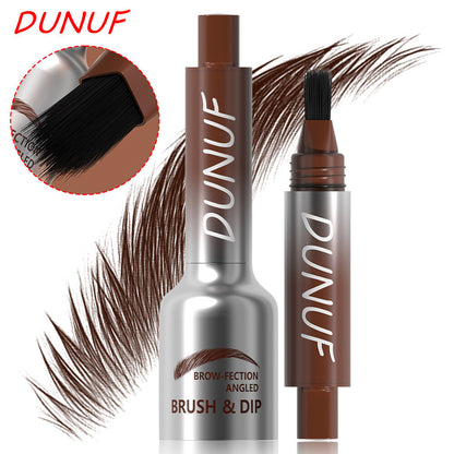 2-Color Waterproof Eyeliner Mascara - Natural Gradient, 24H Smudge-Proof