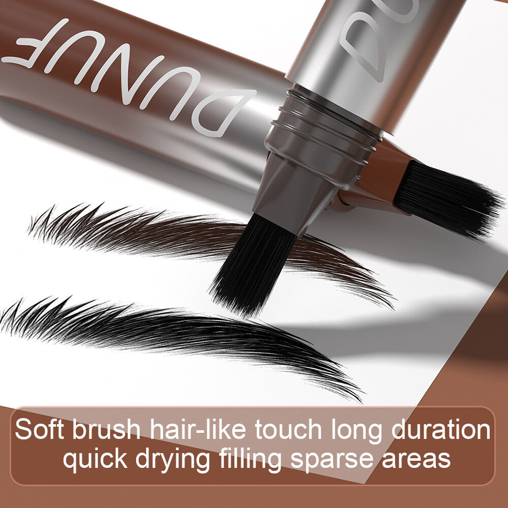 2-Color Waterproof Eyeliner Mascara - Natural Gradient, 24H Smudge-Proof