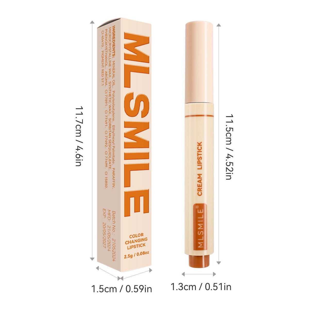 6-Color Press Lip Gloss Hydrating Mirror Finish Lipstick Non-Sticky Long Lasting