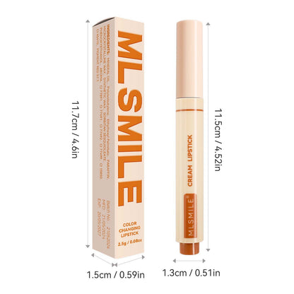 6-Color Press Lip Gloss Hydrating Mirror Finish Lipstick Non-Sticky Long Lasting