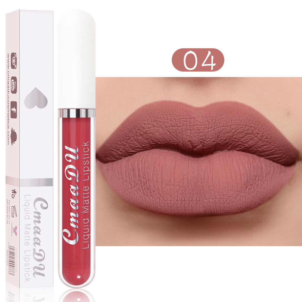 18 Colors Matte Liquid Lipstick - Waterproof, Transfer-Resistant Lip Gloss