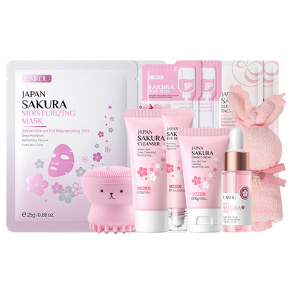 Skin Care set Skin Masks Cleansing Device Eye Mask Essence Cleanser Hand Cream