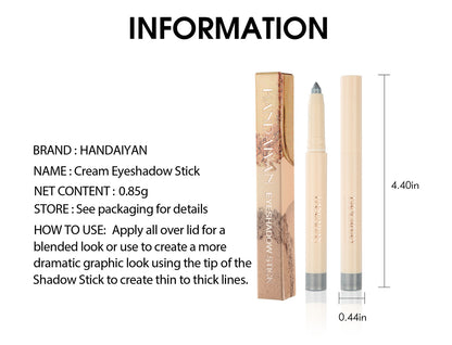 2-in-1 Eyeliner Eye Shadow Stick Quick Dry Velvet Matte Waterproof Long Lasting