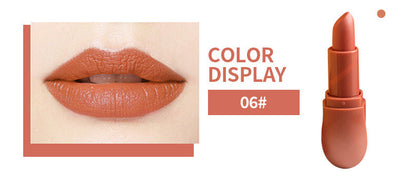 Hydrating Matte Lipstick 💋 Long Lasting & Waterproof 🌸 Non-Stick Smudge Proof