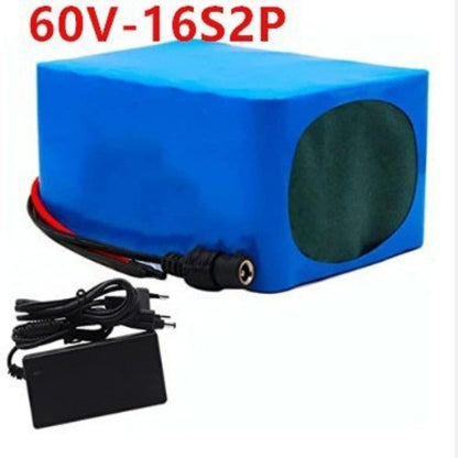 16S2P 60V 20Ah Li-ion Battery Pack for Electric Skateboard E-Bike Scooter BMS