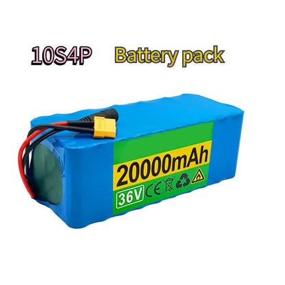 36V 20Ah 10S4P High-Power Li-ion Battery Pack for E-Bike Motorcycle