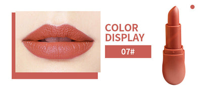 Hydrating Matte Lipstick 💋 Long Lasting & Waterproof 🌸 Non-Stick Smudge Proof