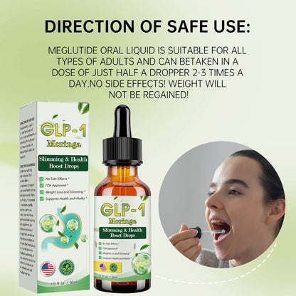 GLP - 1 Weight Management Drops - Natural Support for Fat Burning & Metabolism