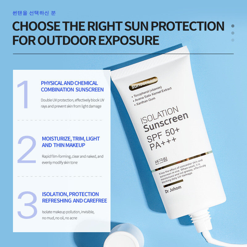Whitening Anti-aging Sun Protection Sunscreen Skincare Milk SPF50+ PA+++ 1.8oz