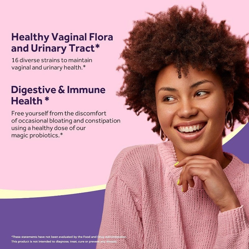 Womens Probiotic with Organic Cranberry for Urinary and Digestive Health