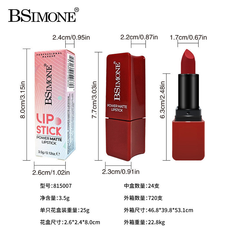 Velvet Matte Lipstick 💋 Smudge Proof & Transfer Resistant 🌸 Ultra Long Lasting
