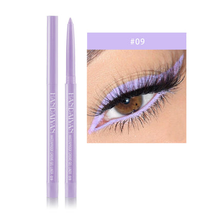20 Color Liquid Eyeliner Pencil Black Brown Blue Waterproof Long-Lasting Makeup