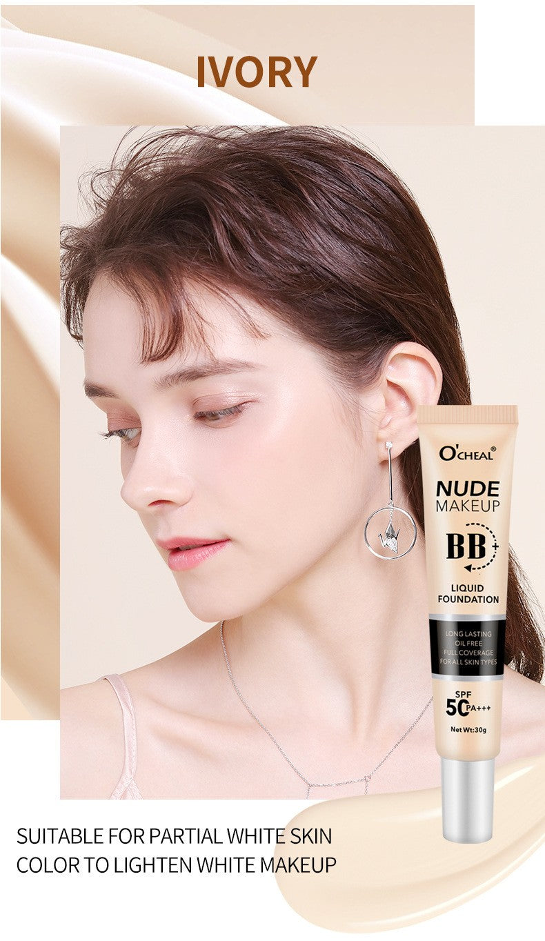 BB Cream CC SPF50+ PA+++ Tinted Moisturizer Primer Full Coverage Hydrating