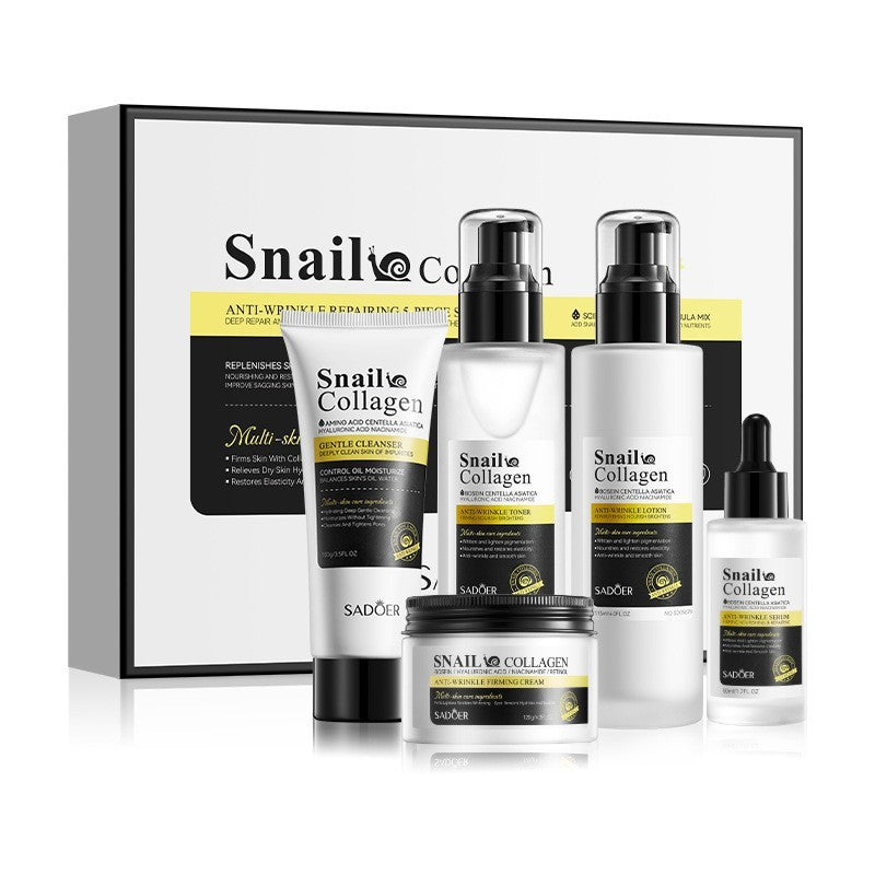 Snail Collagen Anti-Aging Skincare Set Firming Skin Care Makeup for Women Cream