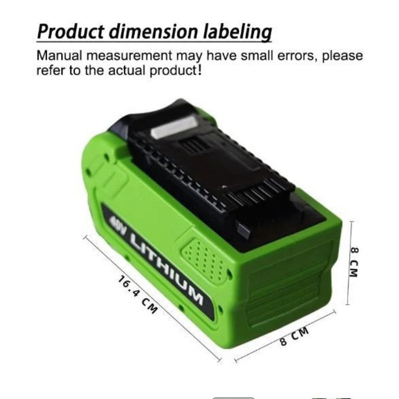 Replacement 40V Li-ion Battery for G-MAX Greenworks 29462 29472 Power Tools