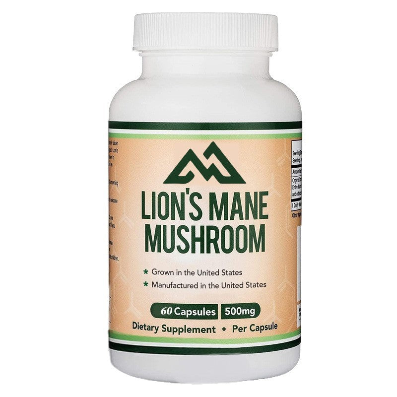 Lions Mane Mushroom Capsules 10 1 Extract for Brain Memory Support 60 Vegan Caps