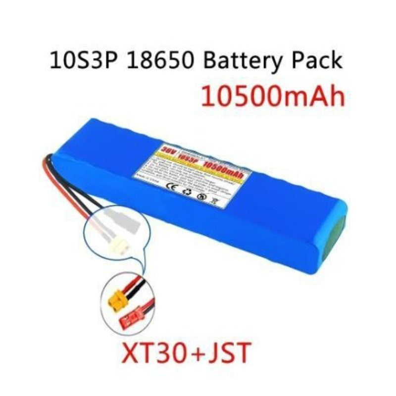 36V 105Ah Li-ion Battery Pack 10S3P 1000W High Power for E-Bike E-Scooter BMS