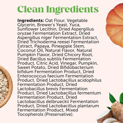 Dog Probiotics for Gut Health & Diarrhea Relief with Prebiotics, Pumpkin Flavor