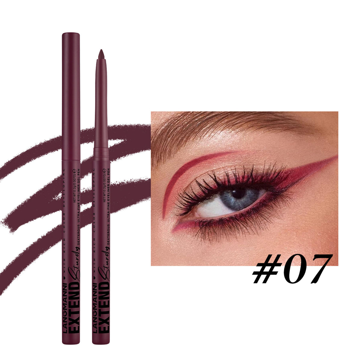 Waterproof Auto Eyeliner Pencil Long Lasting Smudge-proof Rotating Eye Liner