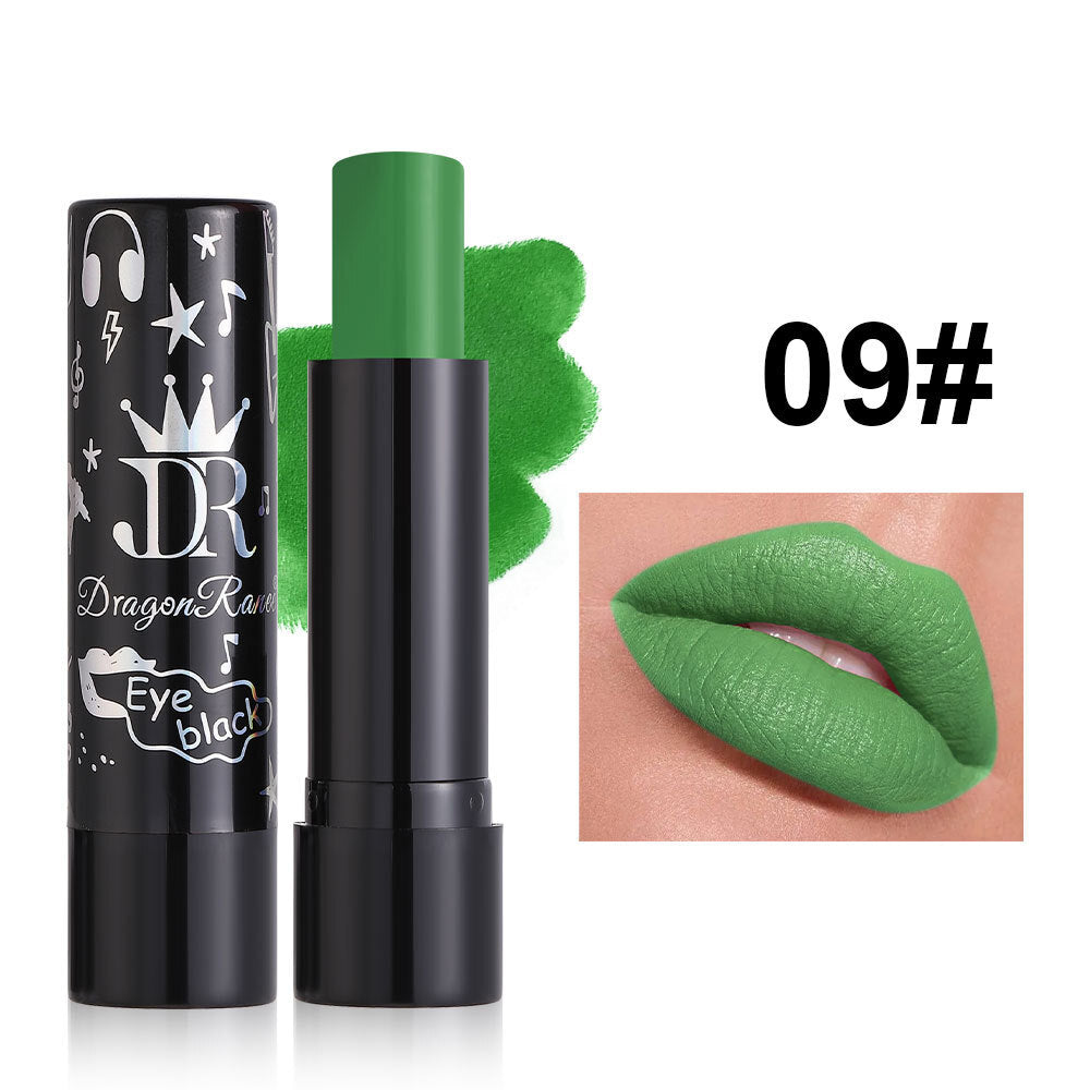 Matte Halloween Lipstick Face painting - Vampire Red, Green, White & Black