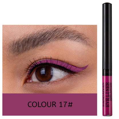 42-Color Matte Eyeliner Longwear, Waterproof, No Smudging Waterproof Makeup