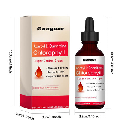 Googeer Blood Sugar & Cholesterol Support Drops - Dietary Supplement