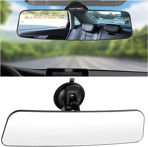 Car Rear View Mirror with Suction Cup 360 Degrees Adjustable Reduce Blind Spots