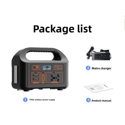 150W Solar Generator 220V/110V Portable for Camping Home Use Power Supply