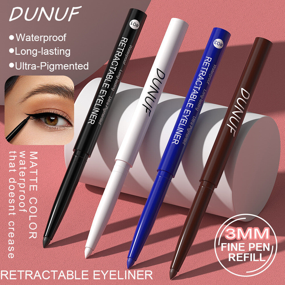 Waterproof Eyeliner Pencil - Longwear, Smudge-Proof, Quick-Dry Gel Formula