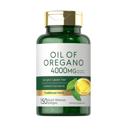 Oregano Oil Softgels Immune System and Respiratory Support 150 Capsules