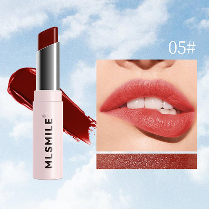 Long-lasting Moisturizing Lipstick Pigmented, 6 Colors Brightening Easy to Apply