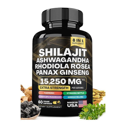 Nori Seaweed Capsules Iodine Rich Supplement for Thyroid Mineral Support