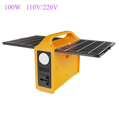 100W Solar Power Station Lightweight Portable for Outdoor Emergency Use