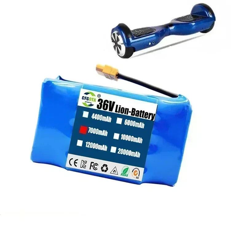 Genuine 36V 12Ah 10S2P Li-ion Battery Rechargeable Batteries