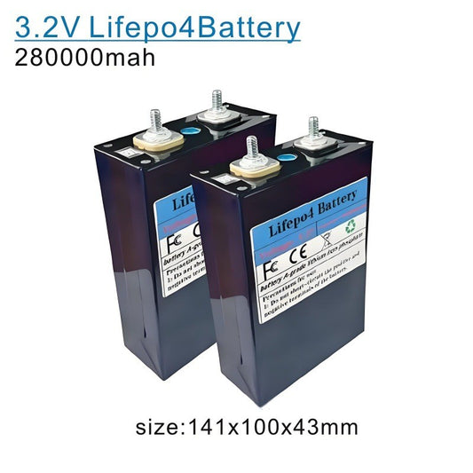 3.2V 280Ah LiFePO4 Battery for Solar Power System DIY Home Energy