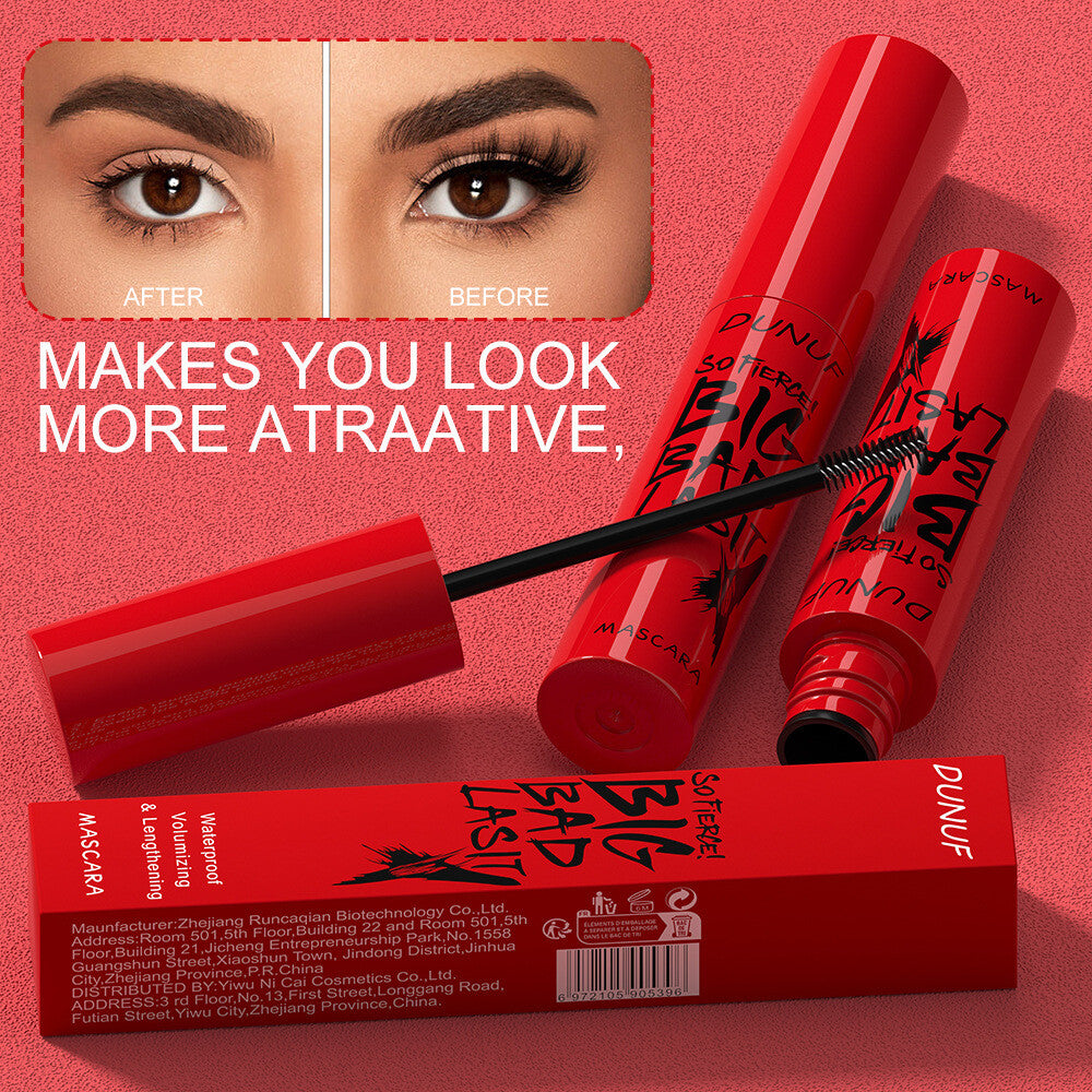 Mascara Gift Box - Volumizing & Lengthening Waterproof W/Brush Makeup for Women