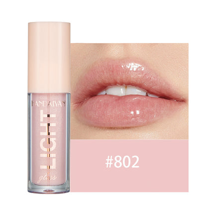12 Color Lip Gloss Glossy Mirror Shine Hydrating Water Stain Plumping Lip Tint