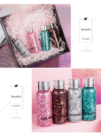 Liquid Glitter Eyeshadow Gel - Face & Body Sparkle, Longwear Shimmer Eye Shadow