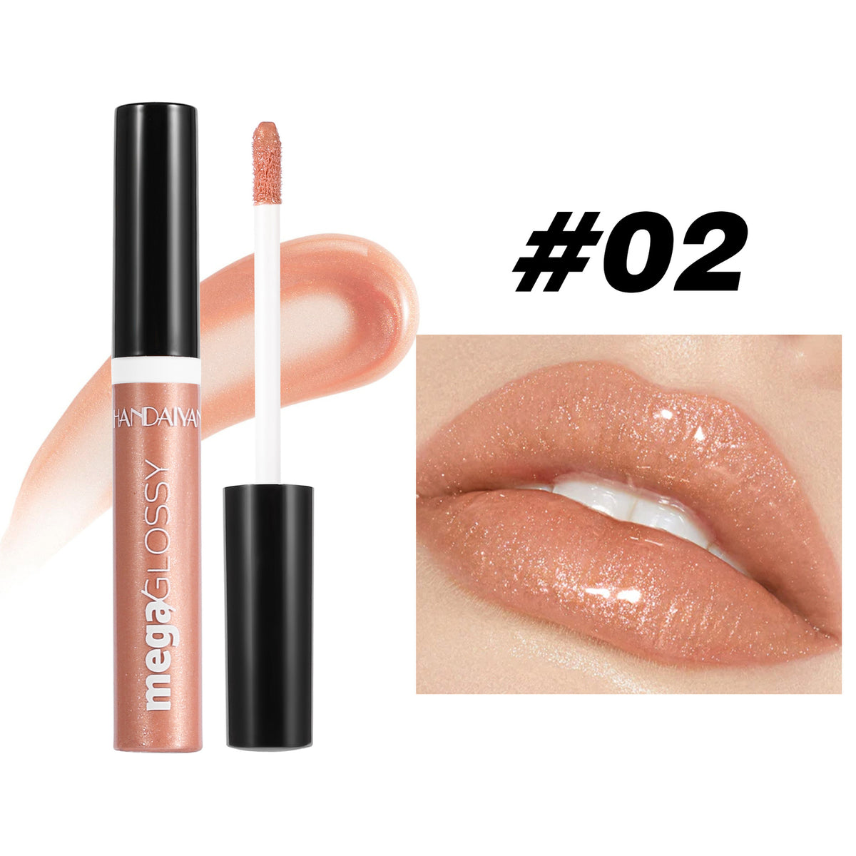 Lip Gloss Pearlescent Lip Glaze - Long-Lasting, Hydrating Liquid Lipstick