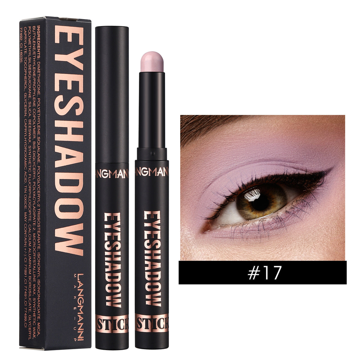 Waterproof Eye Shadow Sticks - Matte & Shimmer, Longwear, No Creasing